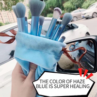Lot de Pinceaux de Maquillage Professionnels Vegan de Qualité Supérieure, Luxueux et Scintillants, 13 Pièces, avec Logo Personnalisable – Vente en Gros