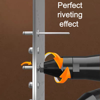 Rivets à Pression en Gros, Fabrication de Rivets à Tête Dôme Multi-Grip en Acier Inoxydable 304, Rivets à Pression Métriques et Impériales Multi-Grip Brossés
