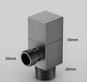Messing winkel ventil Wasser regelung Gebürstetes Gold Eck bad Leitungs wasser ventil G1/2 * G1/2 Messing winkel ventile - Product Image 6