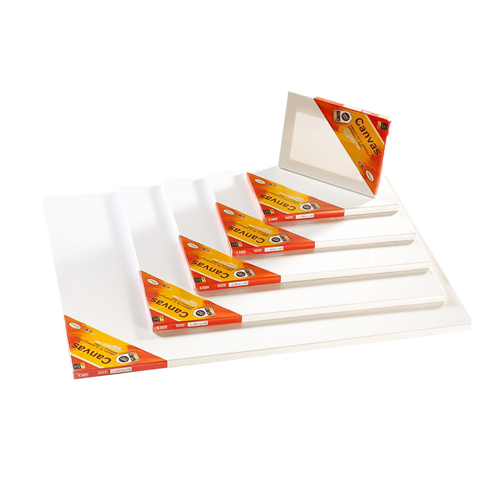 Оптовая продажа, 100% хлопок 280gsm, деревянная рама, растянутый холст для масляной и акриловой живописи