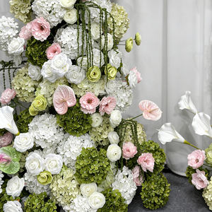 Adornos Realistas de Rosas de Seda, Hortensias y Lirios de Cala para Decoración de Bodas y Regreso a Clases - Product Image 3