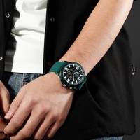 NAVFORCE 7130 Montre à quartz de luxe pour homme, chronographe sportif, alarme, étanche 5ATM, montre-bracelet décontractée avec calendrier, Relojes Para Hombre