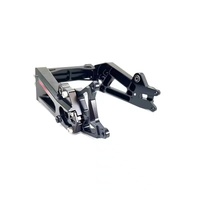 QSMOTOR Modification de moteur de véhicule électrique fourche plate CNC en alliage d'aluminium Double Tube culbuteur sans brosse renforcé réglable