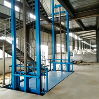 Plateforme élévatrice verticale hydraulique à rail pour le levage de marchandises : Réduisez les risques de manutention manuelle et améliorez l'efficacité du travail en entrepôt