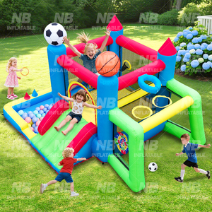 Wholesale Indoor Cheap Bounce House Cartoon Outdoor Mini Kids Party Used Large Adult Commercial <strong>Inflatable</strong> Bounce House for Sale - Product Image 4