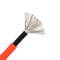 6mm² Photovoltaik-Solarkabel Verzinntes Kupferleitermaterial TÜV-Zulassung PV-1 Solarkabel Rot und Schwarz