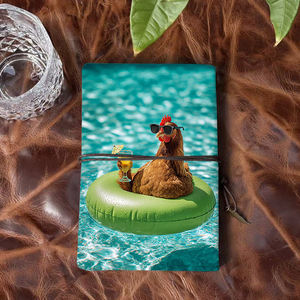 Cuaderno A6 de estilo Vintage, papel grueso de 160 páginas, regalo pensativo <span class=keywords><strong>para</strong></span> asistentes a reuniones de gestión de operaciones con sol de <span class=keywords><strong>pollo</strong></span> - Product Image 3