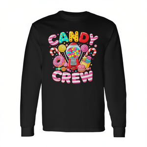 Camiseta de manga larga Candy Crew Matching Group Colorful Sweets Party - Product Image 2
