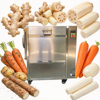 Industrieel 	 Aardappel wassen en schillen 	 Aardappel Schil- en Wasmachine 	 Elektrische fruit- en groenteschiller