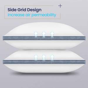 Penjualan laris nyaman penutup serat daur ulang GRS bantal alergi hypo kualitas <span class=keywords><strong>Hotel</strong></span> tidur Premium untuk tempat tidur - Product Image 3