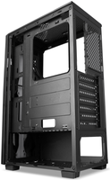 Boîtier pour ordinateur de bureau RGB ATX Boîtier pour ordinateur de table et bureau deux en un Combo Acrylique Noir Tour ATX Boîtier pour ordinateur de bureau
