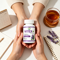Vente en gros usine OEM – Complément alimentaire à base d'extrait de baies et de graines, capsules de Gattilier (Vitex) pour le soutien de l'équilibre hormonal féminin