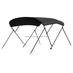Tendalino Bimini a 4 Archi per Torre Wakeboard in Alluminio per Kayak e Barche, Tubo Quadrato in Alluminio da 25mm, Top a 3 Archi per Yacht - Product Image 3