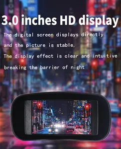 Kính Viễn Vọng Camera Hồng Ngoại Hai Mắt 5X HD Kỹ Thuật Số 4K Kính Viễn Vọng Tầm Nhìn Ban Đêm Săn Bắn 300M Với Màn Hình LCD