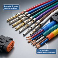 Konektor BeiXing 1-50 Pin, Kabel Perakitan Peralatan Sepeda Motor, Kabel Harness Otomatis, Manufaktur Perakitan OEM/ODM