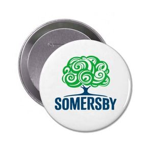 Badge bouton personnalisé en forme ronde avec logo imprimé, en fer blanc, magnétique, sans nickel, avec épingle de sécurité - Product Image 4