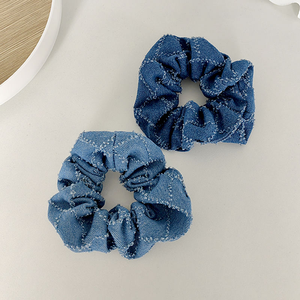 Accessori per Capelli con Stampa Floreale Coreana, Elastici Decorativi Economici per Coda di Cavallo, per Uso Quotidiano Femminile - Product Image 1