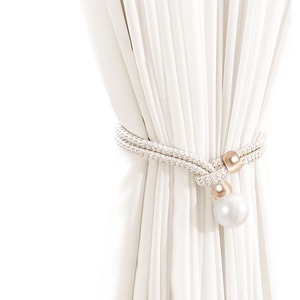 Luxury Pearl Curtain <b>Tiebacks</b> U Shape Polyester Fashion Modern Living Room Decor Accessory - Product Image 4