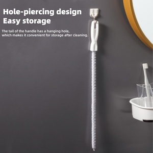 Barra de Limpieza Antiobstrucciones, Herramienta Mágica para Desatascar <span class=keywords><strong>Tuberías</strong></span>, <span class=keywords><strong>Desatascador</strong></span> de Drenajes, Limpieza de Cabellos en Cocina, Inodoros y Lavabos - Product Image 3