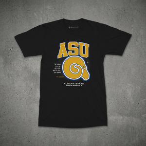 เสื้อยืด Bison Edge Apparel Albany State University ASU แบบสั่งทำพิเศษสำหรับมหาวิทยาลัย  ยูนิเซ็กซ์ ผ้าฝ้าย 100% 260 กรัม เป็นมิตรกับสิ่งแวดล้อม ระบายอากาศได้ดี - Product Image 3