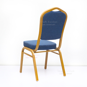 Chaises et tables de banquet bleues empilables en métal pour événements, idéales pour mariages et réceptions - Fabrication en gros 2026 - Product Image 5