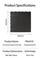 Autore parat ur werkstatt Wartungs werkstatt Massiv boden matte Maschinen reparatur 4S Store Spleiß gitter Verschleiß fester Kunststoff boden
