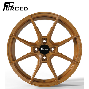 Jantes en alliage d'aluminium forgé FcForged, finition noire, <span class=keywords><strong>5</strong></span> branches, 5x112*114.3*120 PCD, 25mm/30mm/40mm, 26 pouces, pour voiture - Product Image 2