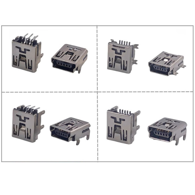 FREE SHIPPING Mini 5 Pin USB Charging Charger Port for PS3 Wireless Controller Joypad 5P USB Jack Socket Repair Part