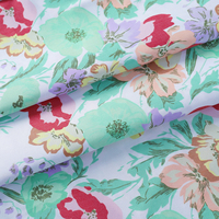 Tissu imprimé réactif par sérigraphie rotative traditionnelle, popeline de coton tissé de qualité supérieure pour vêtements décontractés homme et femme