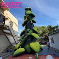 Plante géante gonflable en forme de haricot, accessoires de ballons gonflables en forme de tige de haricot magique, accessoire de tige de haricot gonflable géant pour carnaval
