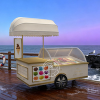 Leichter Gelato-Wagen Moderner Eiswagen Voll Ausgestatteter Mobiler Eiswagen