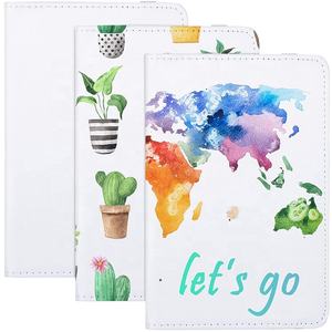 Fundas para Pasaportes Sublimables DIY, Personalizadas, <span class=keywords><strong>de</strong></span> Cuero PU, con Transferencia Térmica, Porta Pasaportes <span class=keywords><strong>de</strong></span> Viaje con Ranuras para Tarjetas <span class=keywords><strong>de</strong></span> Crédito - Product Image 1
