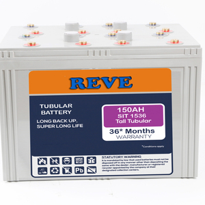 REVE แบตเตอรี่พลังงานแสงอาทิตย์150AH 12V แบบท่อยาวรอบลึก36เดือนรับประกันสินค้าส่งออกสำหรับเครื่องใช้ในบ้าน - Product Image 5