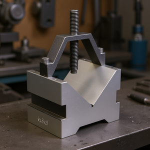 Prensa de precisión Fervi de 90 grados con prisma, 4x3x3 pulgadas, para metalurgia y mecanizado - Product Image 3