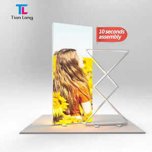 Cabina publicitaria de aluminio de montaje TianLang 10s con caja de luz LED para póster y soporte de exposición Seg - Product Image 2