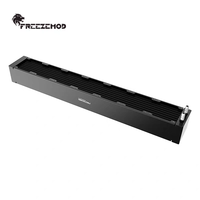Radiateur de refroidissement par eau pour serveur FREEZEMOD, ROHS, 7 emplacements pour ventilateurs, radiateur en aluminium de 60 mm. SR-LP40-60X7F75