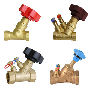 Bmag Nhà cung cấp Van cân bằng chuyên nghiệp 15-50mm đồng thau rèn Van cân bằng tay điều chỉnh Van cân bằng - Product Image 1