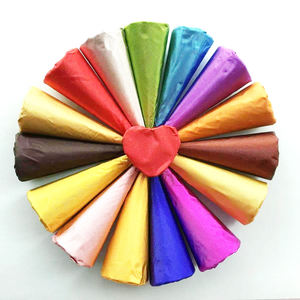 กระดาษห่อขนมแบบทำมือแพ็คอลูมิเนียมฟอยล์สีสันสดใสแบบ10xcm - Product Image 1