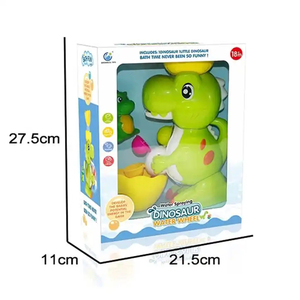 Unisex พลาสติกไดโนเสาร์สปริงเกลอร์ล้อชุดของเล่นลอยเด็กอาบน้ําเกมและ<span class=keywords><strong>เป็ด</strong></span>ของเล่นเด็กชุดเล่นอาบน้ํา - Product Image 4
