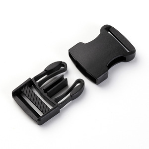 Adjustable Plastic Buckle 25mm Black <b>Webbing</b> Strap Clip For Backpack Bag Belt Accessory Spring 2024 - Product Image 3