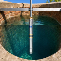Pompe à eau submersible haute pression et haute pression de refoulement pour puits profonds, pour l'approvisionnement en eau industriel