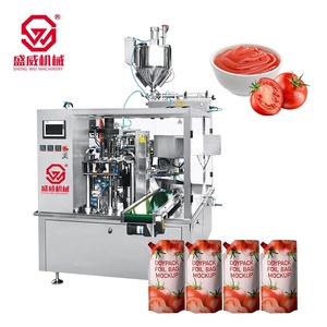 Automatic Cherry <strong>Tomato</strong> Ketchup Chilli <strong>Sauce</strong> Paste <strong>Sachet</strong> Filling and Sealing <strong>Tomato</strong> Paste Packing Machine - Product Image 1