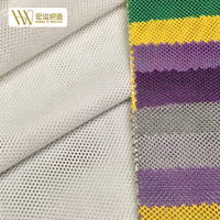Tissu 100 % polyester OEM pour empeignes et languettes de chaussures de sport décontractées, évacuation de l'humidité, léger, résistant à l'abrasion, stock disponible