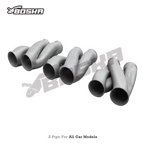 Tuyau d'échappement en Z universel BOSKA en acier inoxydable 316, 2,25''/2,5''/2,76''/3''/3,5'', tuyau d'échappement en Z en acier inoxydable SUS304 - Product Image 4