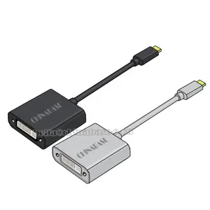 USB C型到DVI 24 + 5适配器视频转换器4K 30HZ用于USB C设备