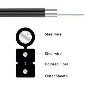 Cable de Fibra Óptica para Exteriores FTTH, Precio de Fábrica al por Mayor, 1, 2, 4 Hilos, 1km, 2km, Cable Plano Aéreo, Cable de Fibra Óptica para Internet - Product Image 3
