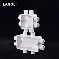 Boîtier de commutation électrique en PVC blanc flexible forgé TN103 OEM Boder, IP65, 86x86x33mm, Chine