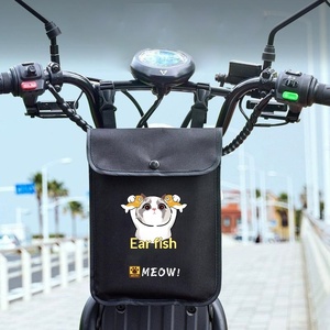 Borsa portaoggetti da appendere per bici elettrica/moto, organizer tridimensionale di grande capacità per manubrio anteriore, impermeabile 21x29cm - Product Image 4