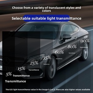 <span class=keywords><strong>Film</strong></span> isolant thermique pour vitres de voiture transfrontalier <span class=keywords><strong>avec</strong></span> fonctions occultantes épaissies et anti-UV en PET - Product Image 2