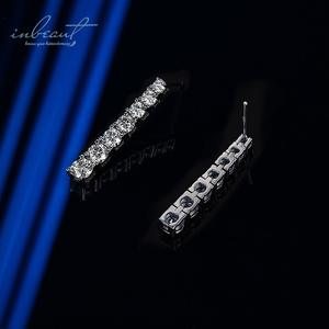 Argent 925 Original Total 2 Carat Diamond <span class=keywords><strong>Test</strong></span> Past Brilliant Cut D Color Moissanite Tassel Drop Earrings Real Gemstone Jewelry - Product Image 2